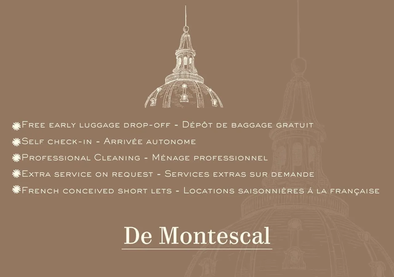 アパート De Montescal Montparnasse Ac In A Prime Location 22 -36m2 パリ